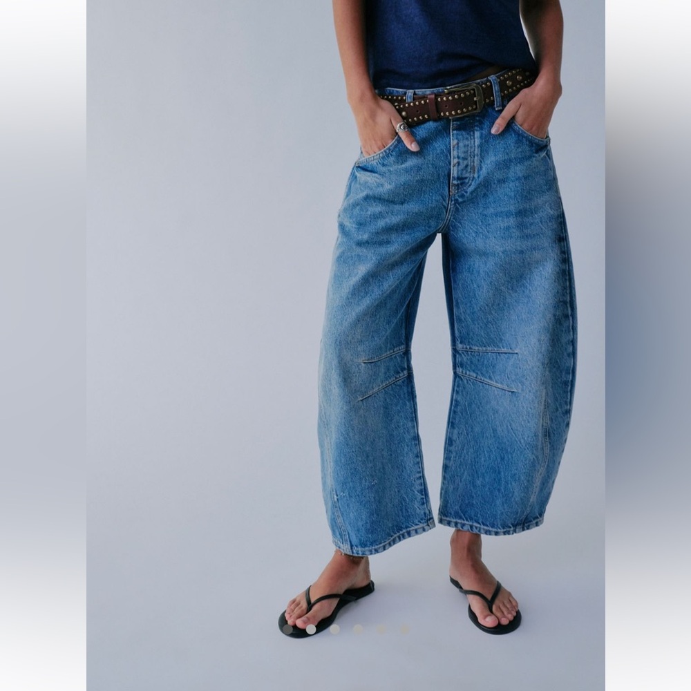Free People Barrel Jeans size 31